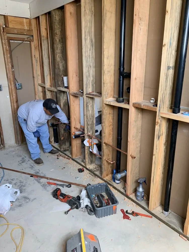 Commercial rough-in plumbing for Commercial Plumbing in Kendall Park